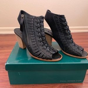 Paul Green Leather Wedges 3.5 (US 6)